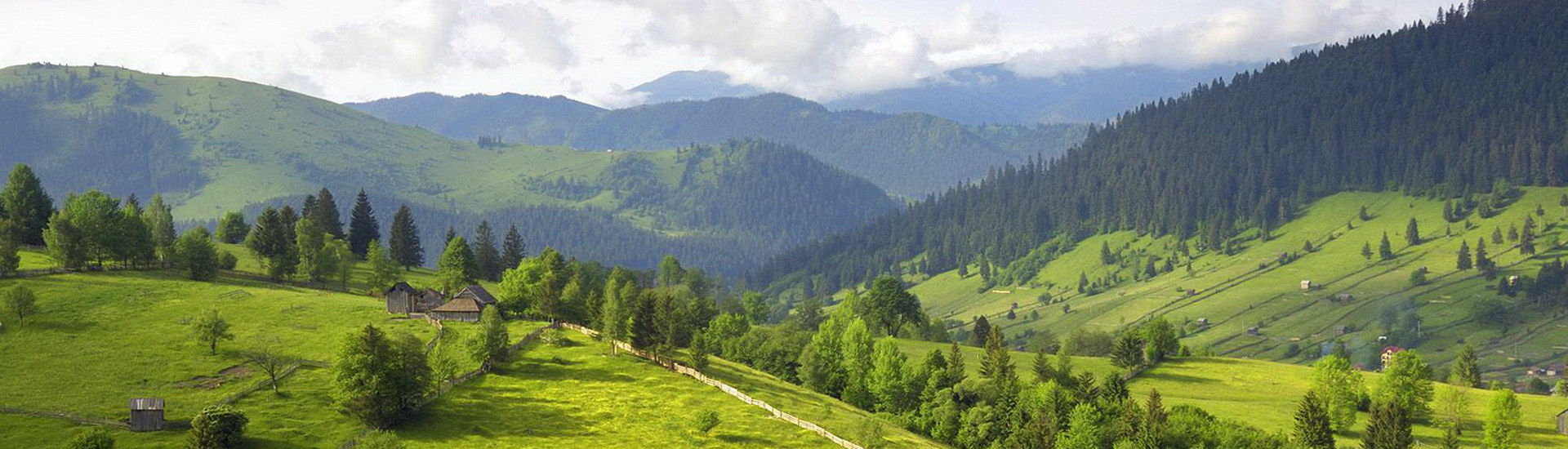 Осінь в Поляниці, Карпати с. Поляниця, осіння панорама