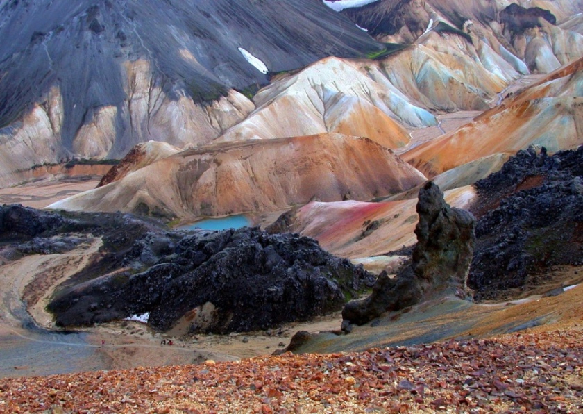 кольорові гори ісландії