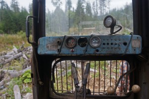 Панель керування лісовозного тягача