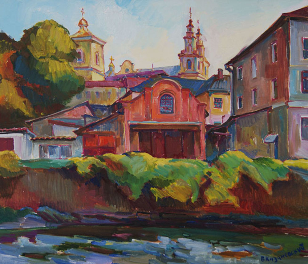 Картина Вячеслава Казаневського "Поетичний Бучач"