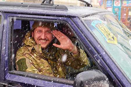 Із зони АТО на Прикарпаття повернулися бійці 