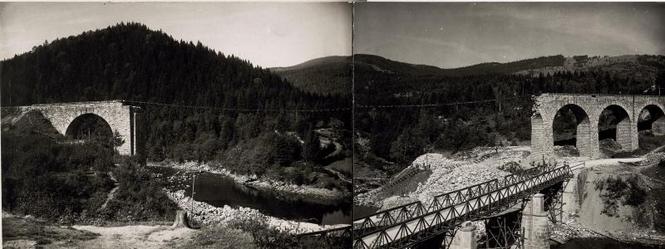 1917 року міст підірвали відступаючі російські війська