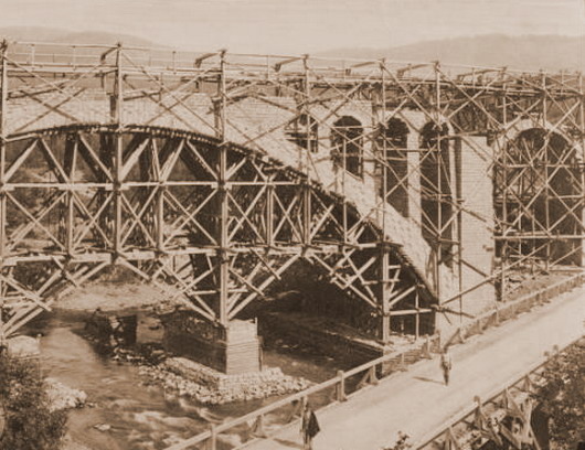 Яремче будова мосту 1890і