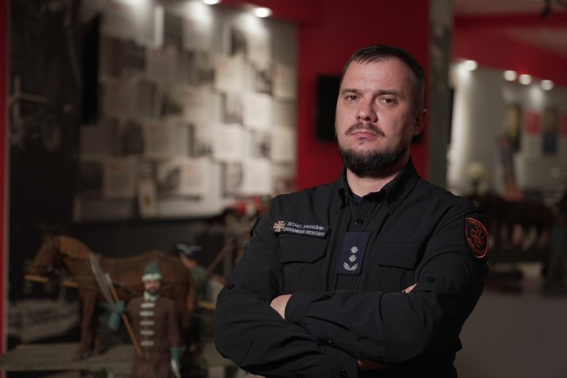 Сергій Данілін, речник Головного управління ДСНС в області. Суспільне Тернопіль