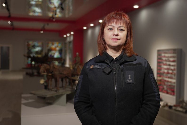 Наталія Гесюк, заступниця начальника відділу соціально-гуманітарної роботи ДСНС в області, психологиня. Суспільне Тернопіль