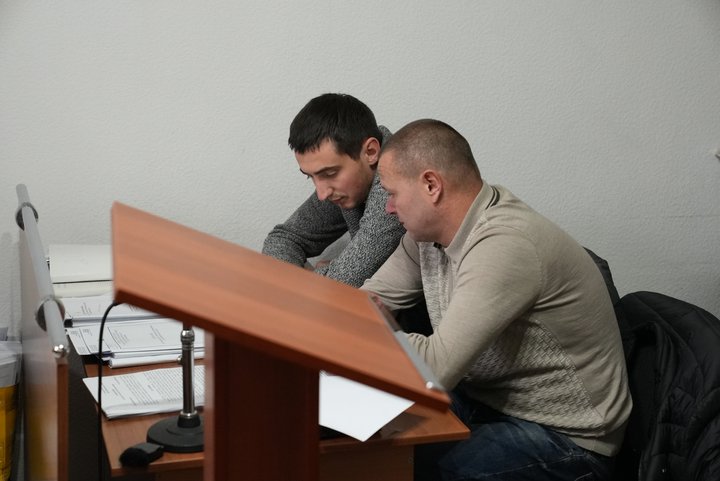 Сторона обвинувачення на засіданні Івано-Франківського міського суду, під час якого Володимиру Кучірку обирали запобіжний захід, 11 жовтня 2026 року. Суспільне Івано-Франківськ/Роман Кочержук