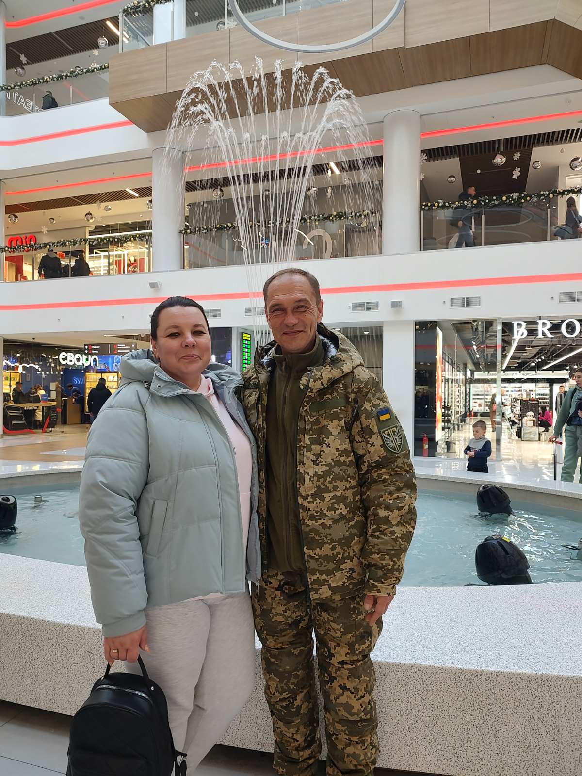 Вікторія Сакун з чоловіком