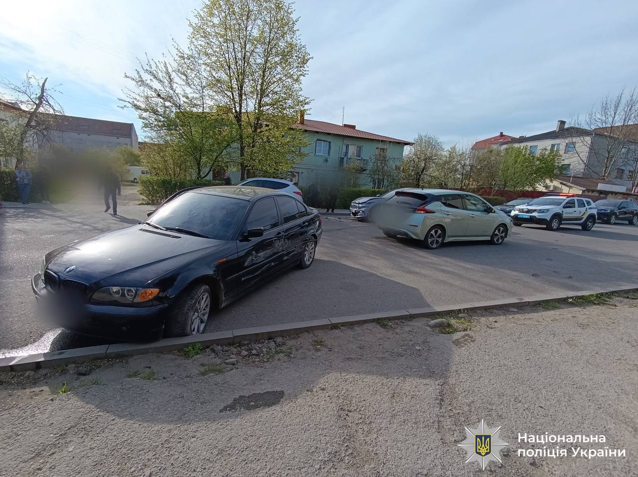 фото: з місця аварії